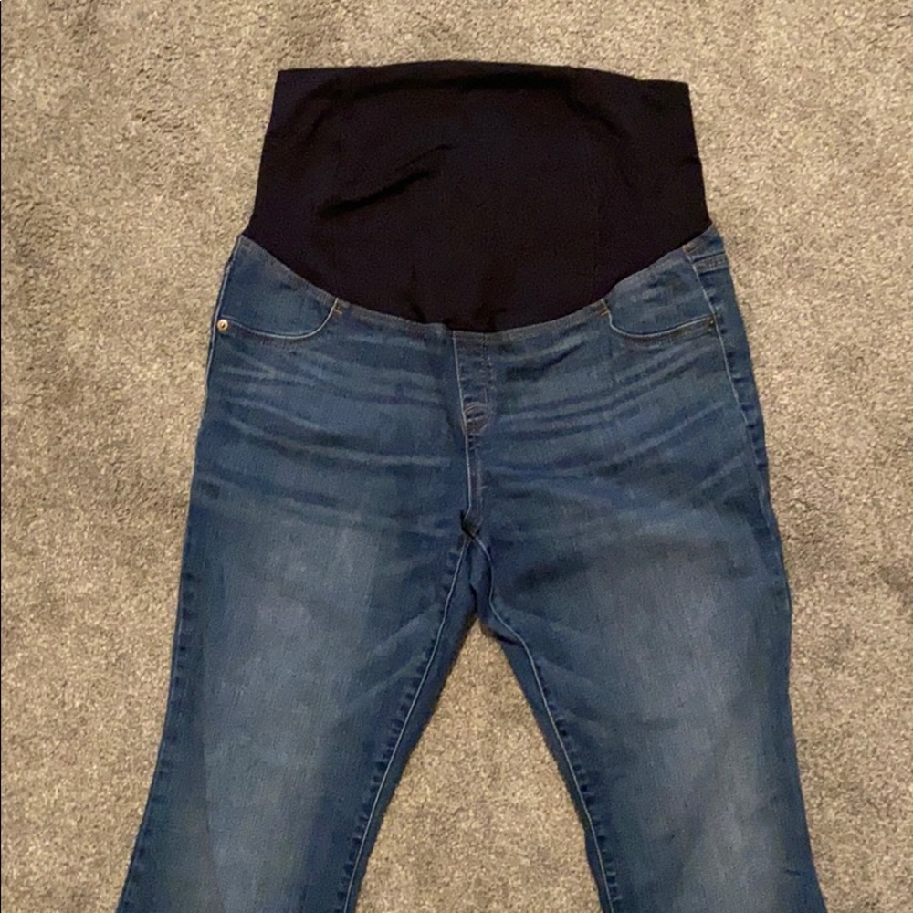Target full panel maternity jeans